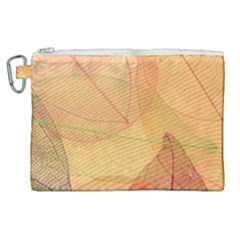 Leaves Patterns Colorful Leaf Pattern Canvas Cosmetic Bag (xl) by Cemarart