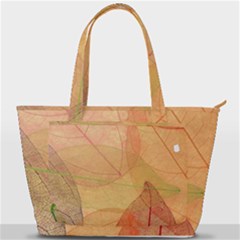 Leaves Patterns Colorful Leaf Pattern Back Pocket Shoulder Bag  by Cemarart