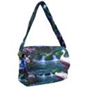 Flamingo Paradise Scenic Bird Fantasy Moon Paradise Waterfall Magical Nature Courier Bag View1