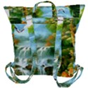 Paradise Forest Painting Bird Deer Waterfalls Buckle Up Backpack View3