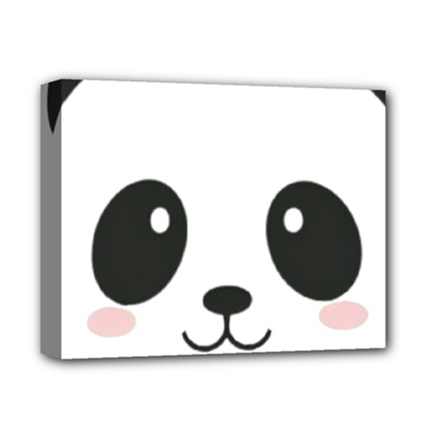 Cute Panda Love Animal Deluxe Canvas 14  X 11  (stretched) by Ndabl3x