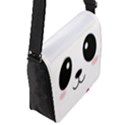 Cute Panda Love Animal Flap Closure Messenger Bag (S) View2