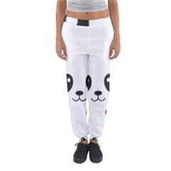 Cute Panda Love Animal Women s Jogger Sweatpants by Ndabl3x