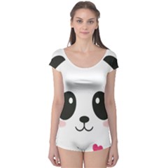 Cute Panda Love Animal Boyleg Leotard  by Ndabl3x