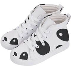 Cute Panda Love Animal Kids  Hi-top Skate Sneakers by Ndabl3x