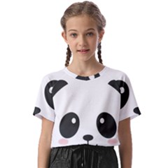 Cute Panda Love Animal Kids  Basic T-shirt by Ndabl3x