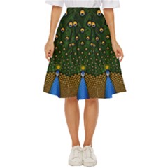 Peacock Feathers Tail Green Beautiful Bird Classic Short Skirt by Ndabl3x