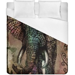 Tribal Elephant Duvet Cover (california King Size) by Ndabl3x