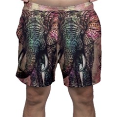 Tribal Elephant Men s Shorts by Ndabl3x