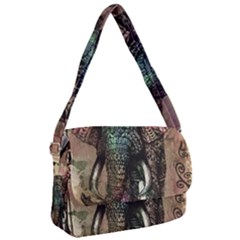 Tribal Elephant Courier Bag by Ndabl3x