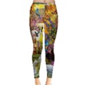 Garden Of Paradise Butterfly Swan Bird Painting Gazebo, Peacock Flower Inside Out Leggings View3