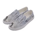 White Peacock Bird Women s Canvas Slip Ons View2