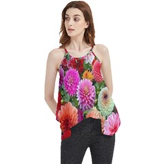 Flowers Colorful Garden Nature Flowy Camisole Tank Top by Ndabl3x