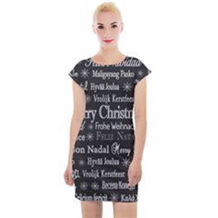 Abstract Advent Backdrop Background Card Cap Sleeve Bodycon Dress