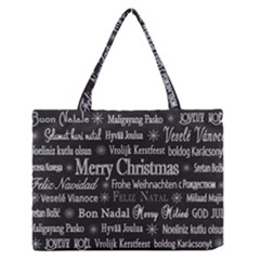 Abstract Advent Backdrop Background Card Zipper Medium Tote Bag