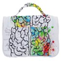 Brain Mind Psychology Idea Drawing Short Overalls Satchel Handbag View3