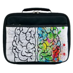 Brain Mind Psychology Idea Drawing Short Overalls Lunch Bag by Azkajaya