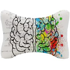 Brain Mind Psychology Idea Drawing Short Overalls Seat Head Rest Cushion by Azkajaya