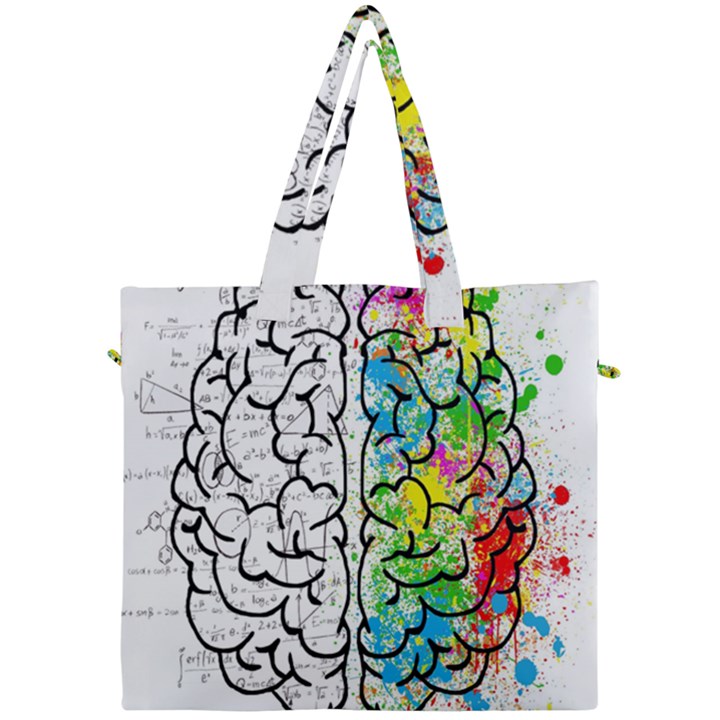 Brain Mind Psychology Idea Drawing Short Overalls Canvas Travel Bag