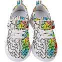 Brain Mind Psychology Idea Drawing Short Overalls Kids  Velcro Strap Shoes View1