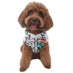 Brain Mind Psychology Idea Drawing Short Overalls Dog Sweater by Azkajaya