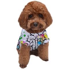 Brain Mind Psychology Idea Drawing Short Overalls Dog T-shirt by Azkajaya