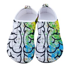 Brain Mind Psychology Idea Drawing Short Overalls Women s Sock-style Water Shoes by Azkajaya