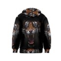 Tiger Angry Nima Face Wild Kids  Pullover Hoodie View2