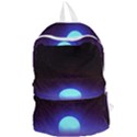 Sunset Colorful Nature Night Purple Star Foldable Lightweight Backpack View1