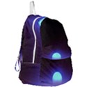 Sunset Colorful Nature Night Purple Star Foldable Lightweight Backpack View3