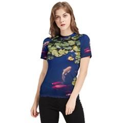 Koi Fish Carp Women s Short Sleeve Rash Guard by Cemarart