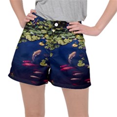 Koi Fish Carp Women s Ripstop Shorts by Cemarart