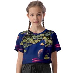 Koi Fish Carp Kids  Basic T-shirt by Cemarart