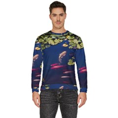 Koi Fish Carp Men s Fleece Sweatshirt by Cemarart