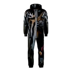 Angry Tiger Roar Hooded Jumpsuit (kids) by Cemarart