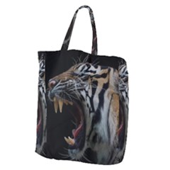 Angry Tiger Roar Giant Grocery Tote by Cemarart