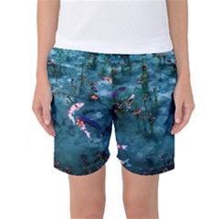 Fish Koi Carp Women s Basketball Shorts by Cemarart