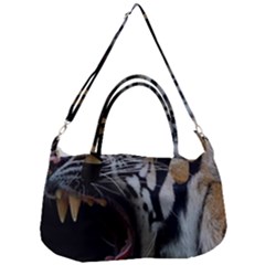 Angry Tiger Roar Removable Strap Handbag by Cemarart