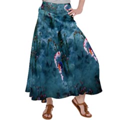 Fish Koi Carp Women s Satin Palazzo Pants by Cemarart