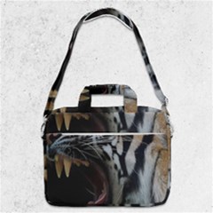 Angry Tiger Roar Macbook Pro 13  Shoulder Laptop Bag  by Cemarart