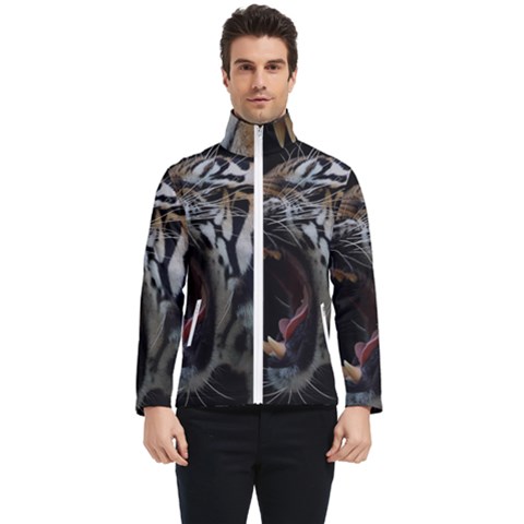 Angry Tiger Roar Men s Bomber Jacket by Cemarart