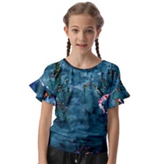 Fish Koi Carp Kids  Cut Out Flutter Sleeves by Cemarart