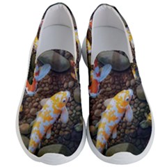 Koi Fish Clown Pool Stone Men s Lightweight Slip Ons by Cemarart