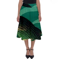 Japanese Koi Fish Perfect Length Midi Skirt by Cemarart