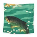 Japanese Koi Fish Square Tapestry (Large) View1