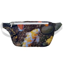 Koi Fish Clown Pool Stone Waist Bag 