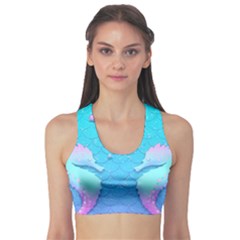 Seahorse Fitness Sports Bra by Cemarart