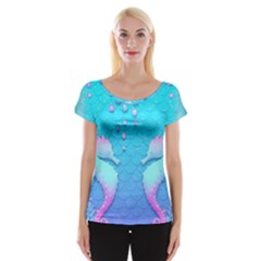 Seahorse Cap Sleeve Top