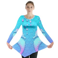 Seahorse Long Sleeve Tunic  by Cemarart