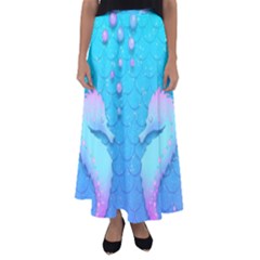 Seahorse Flared Maxi Skirt by Cemarart